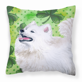 Samoyed St Patrick's Decorative Pillow