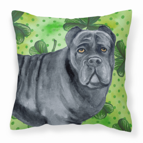 Cane Corso St Patrick's Decorative Pillow