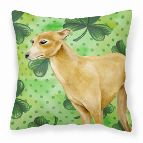 Italian Greyhound St Patrick's Decorative Pillow