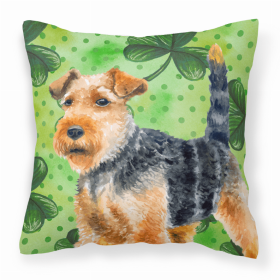 Welsh Terrier St Patrick's Decorative Pillow
