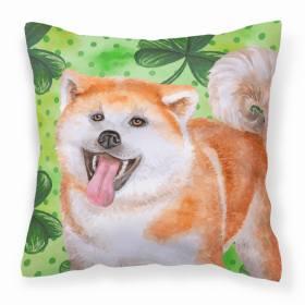 Akita St Patrick's Decorative Pillow