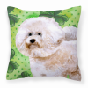 Bichon Frise #2 St Patrick's Decorative Pillow
