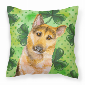 German Shepherd #2 St Patrick's Decorative Pillow