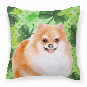 Pomeranian #2 St Patrick's Decorative Pillow