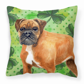 Boxer 1 St Patrick's Decorative Pillow