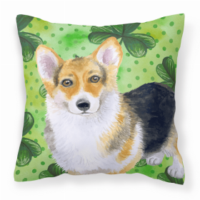 Corgi 1 St Patrick's Decorative Pillow