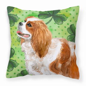 Cavalier King Charles Spaniel 1 St Patrick's Decorative Pillow
