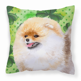 Pomeranian 1 St Patrick's Decorative Pillow