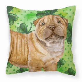 Shar Pei - Puppy 1 St Patrick's Decorative Pillow