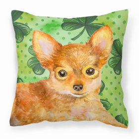 Russian Toy Terrier 1 St Patrick's Decorative Pillow