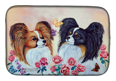 Papillon 3 Art Dish Drying Mat
