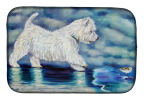 West Highland White Terrier/Westie - Misty - Art Dish Drying Mat