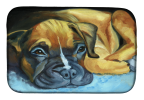 Boxer Pup Art Dish Drying Mat