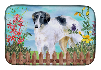 Borzoi Spring Dish Drying Mat