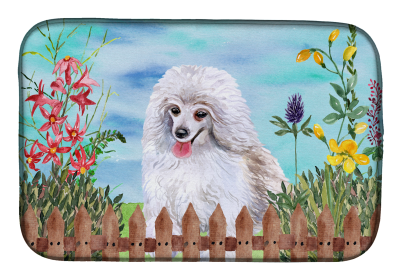 Poodle - Medium Spring Dish Drying Mat