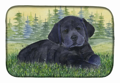 Labrador Retriever Art Dish Drying Mat