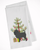 Affenpinscher Christmas Tree White Kitchen Towel Set of 2