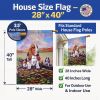 Basset Hound 1 House Flag