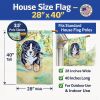 Bernese Mountain Dog 20 House Flag