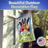 Boston Terrier Hugs 2 Artwork House Flag
