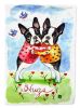 Boston Terrier Hugs 2 Artwork House Flag