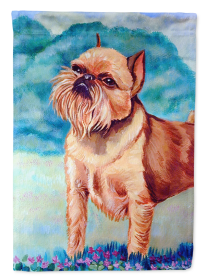 Brussels Griffon Artwork House Flag