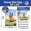 Cairn Terrier Artwork House Flag