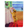 Pug - Fawn - Helping Himself - Artwork House Flag