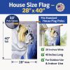 Bulldog Artwork House Flag
