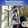 Entlebucher Mountain Dog Artwork House Flag