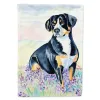 Entlebucher Mountain Dog Artwork House Flag