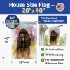 Field Spaniel Artwork House Flag