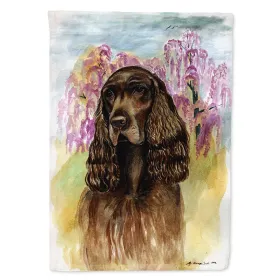 Field Spaniel Artwork House Flag