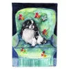 Japanese Chin -in Momma's Chair - Artwork House Flag