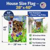 Norfolk Terrier Artwork House Flag
