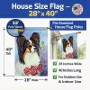 Papillon - Yellow Butterfly - Artwork House Flag