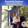 Papillon - Rose and Butterfly - Artwork House Flag