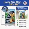 Australian Shepherd 25 House Flag