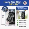 Scottish Terrier  1 Artwork House Flag