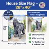 Bouvier des Flandres Artwork House Flag