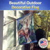Chinese Crested 1 Artwork House Flag