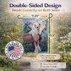 Chinese Crested 1 Garden Flag
