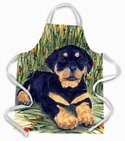 Rottweiler 1 Dog Apron