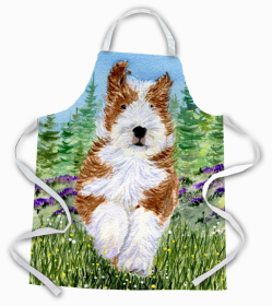 Bearded Collie 3 Dog Apron