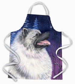 Keeshond 3 Dog Apron