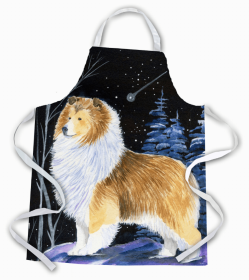 Sheltie Starry Night Apron