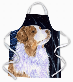 Australian Shepherd 1 Starry Night Apron