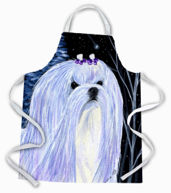 Maltese Starry Night Apron
