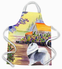 Keeshond 5 Dog Apron