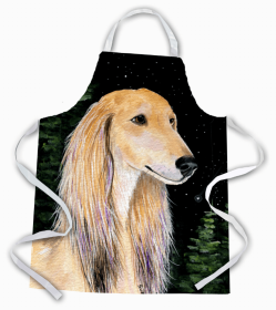 Saluki Starry Night Apron